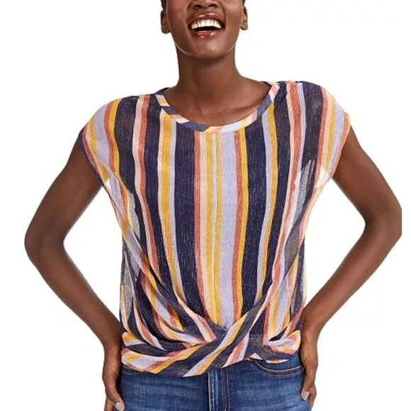 INC Twist-Hem Top - Picture 1 of 12